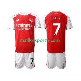 Maillot de Foot Arsenal Bukayo Saka 7 Enfant Domicile 2025/26